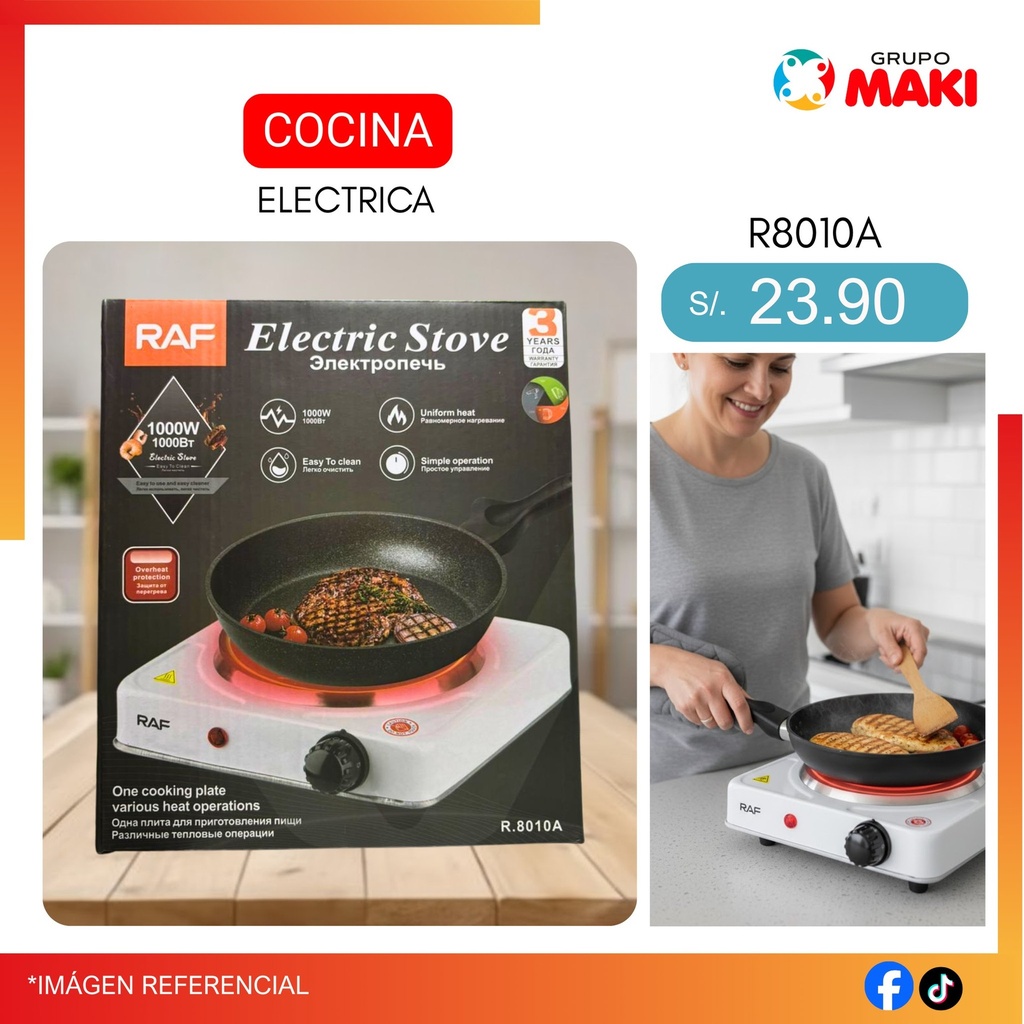 COCINA ELECTRICA R8010A