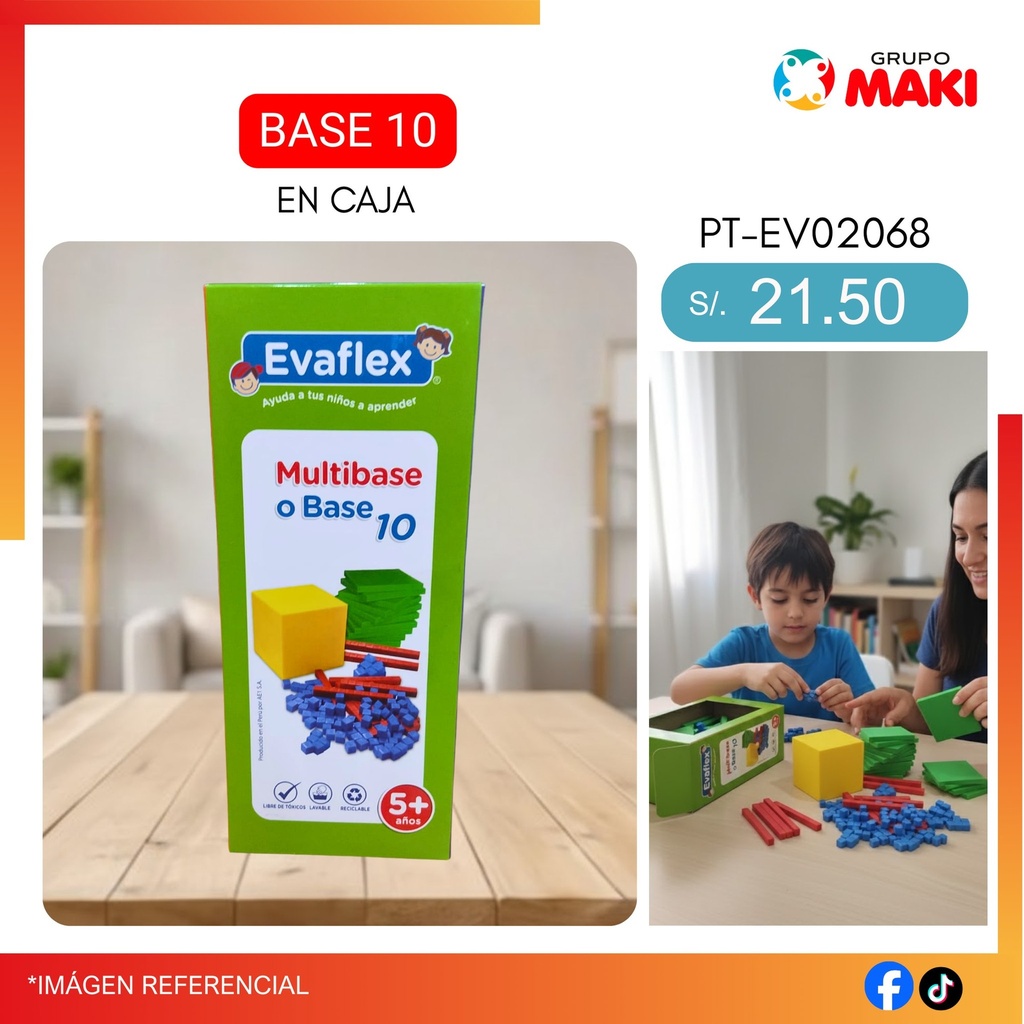 BASE 10 EN CAJA