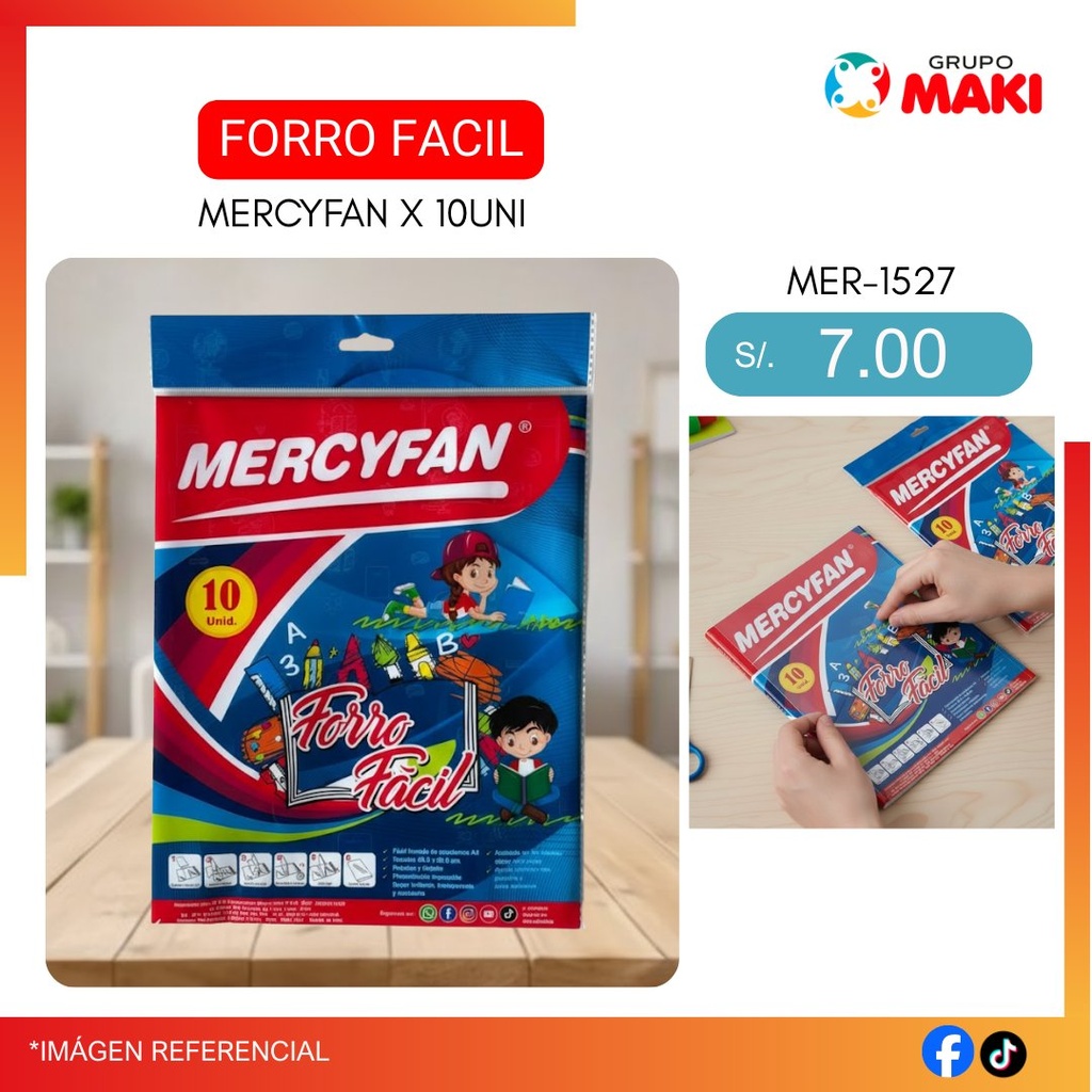 FORRO FACIL MERCYFAN X 10UNI