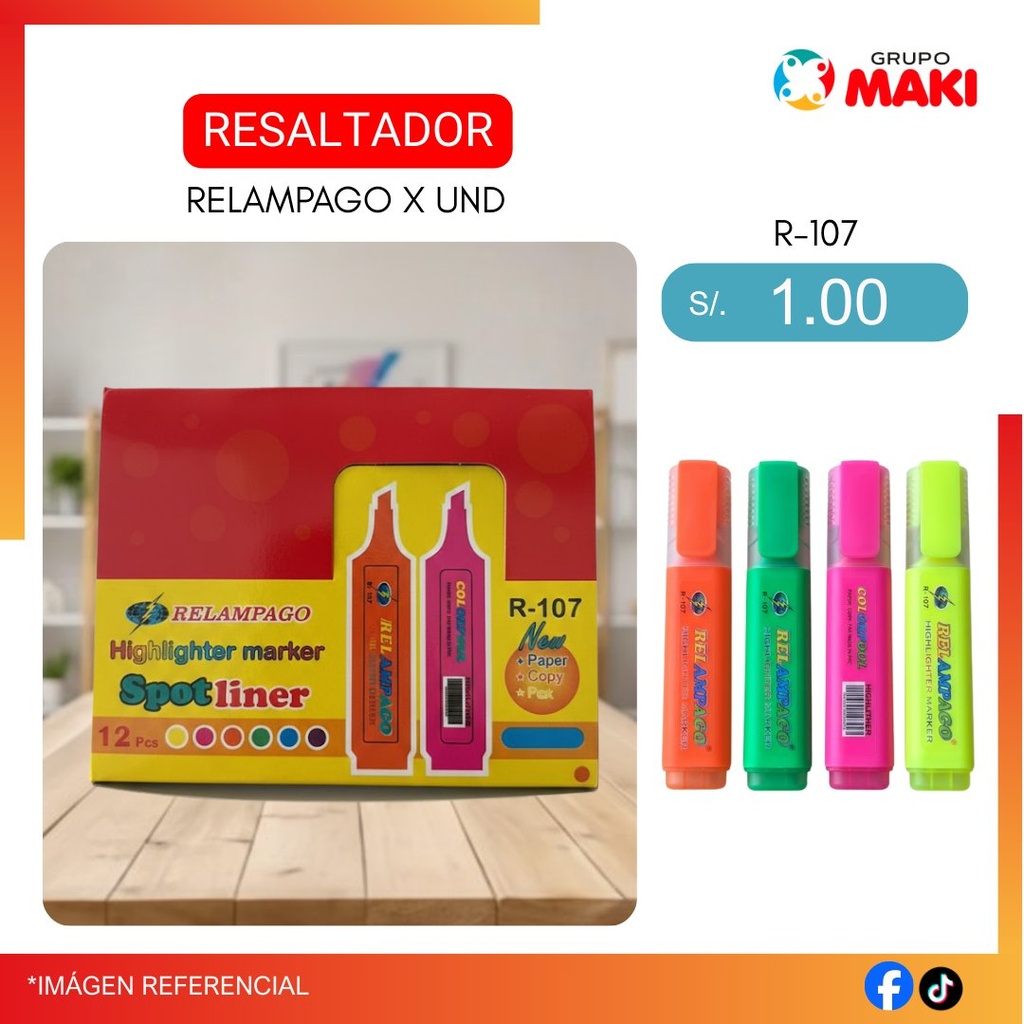 RESALTADOR RELAMPAGO