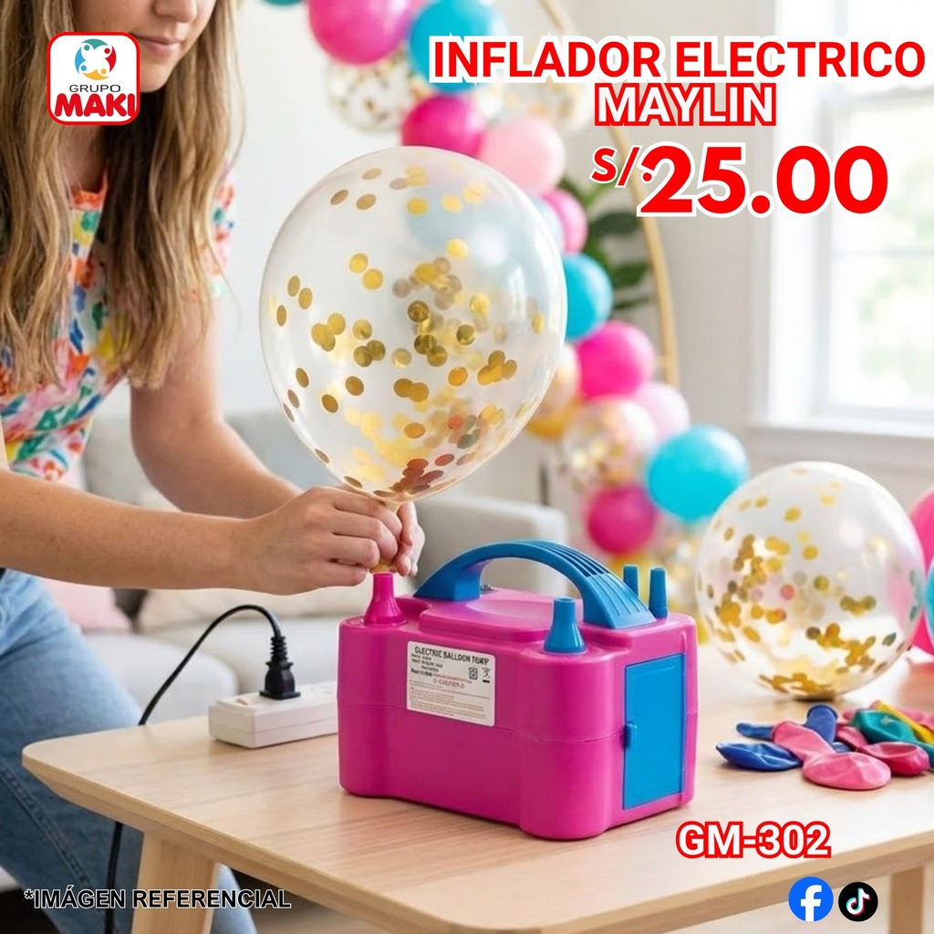 INFLADOR ELECTRICO MAYLIN 22/05