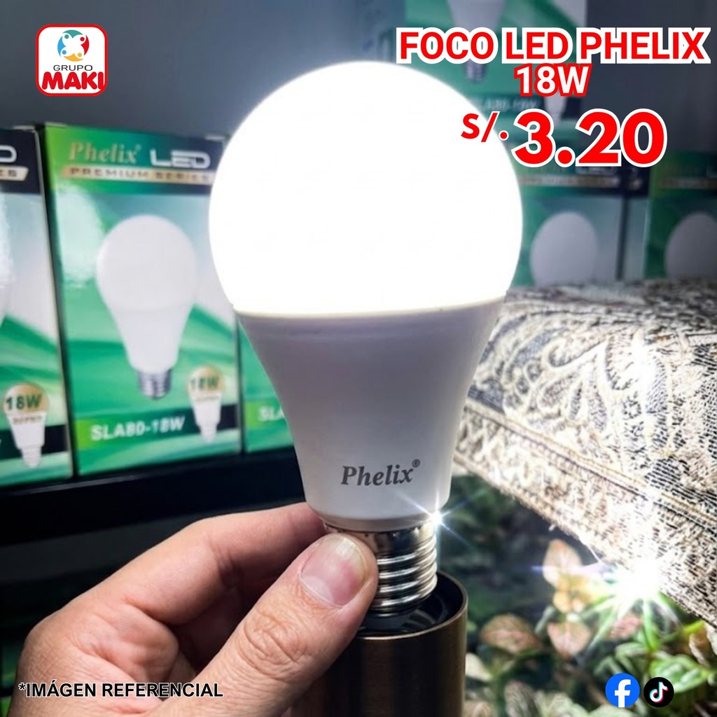 FOCO LED PHELIX SLA80-18W 16/05