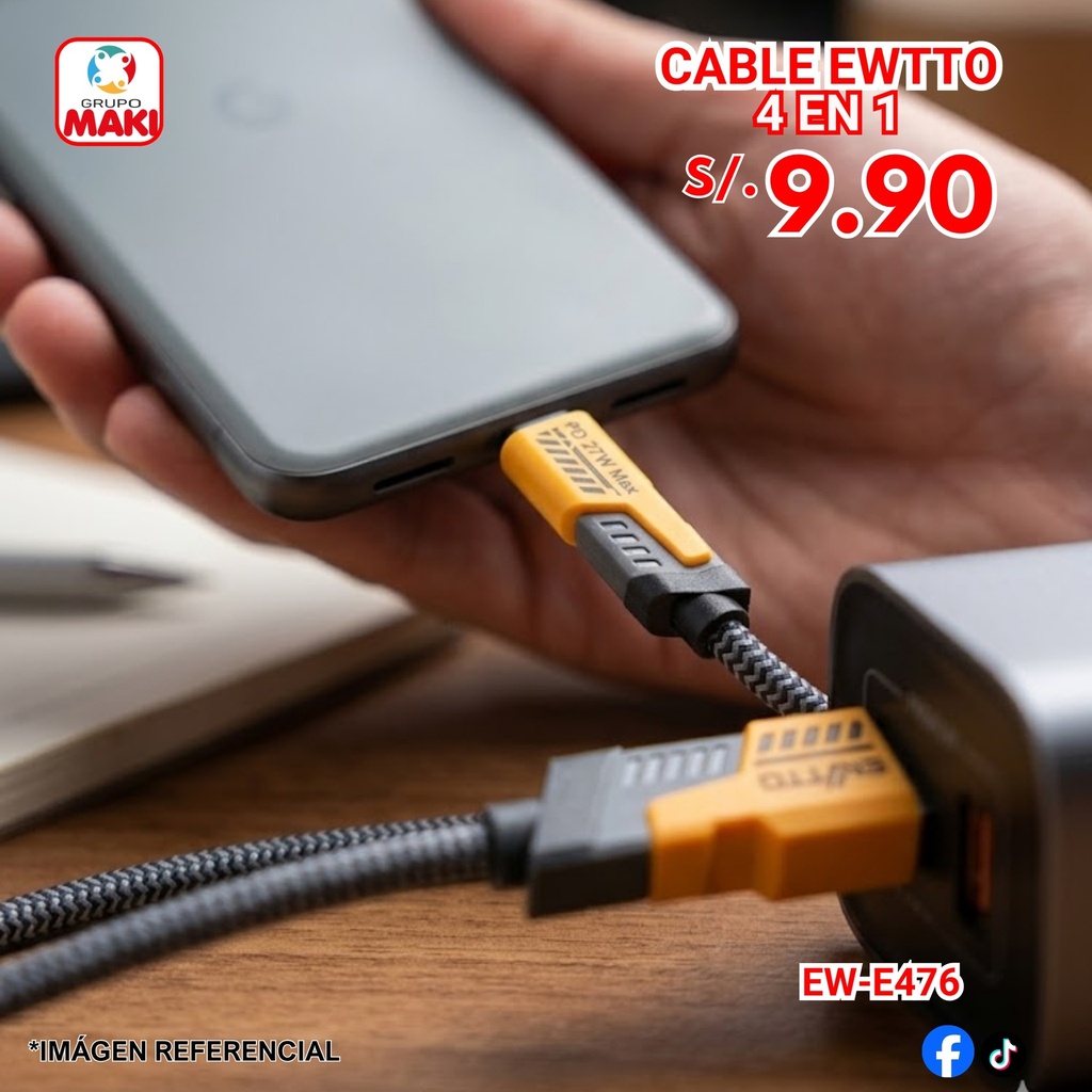 CABLE EWTTO 4 EN 1 EW-E476 03/05