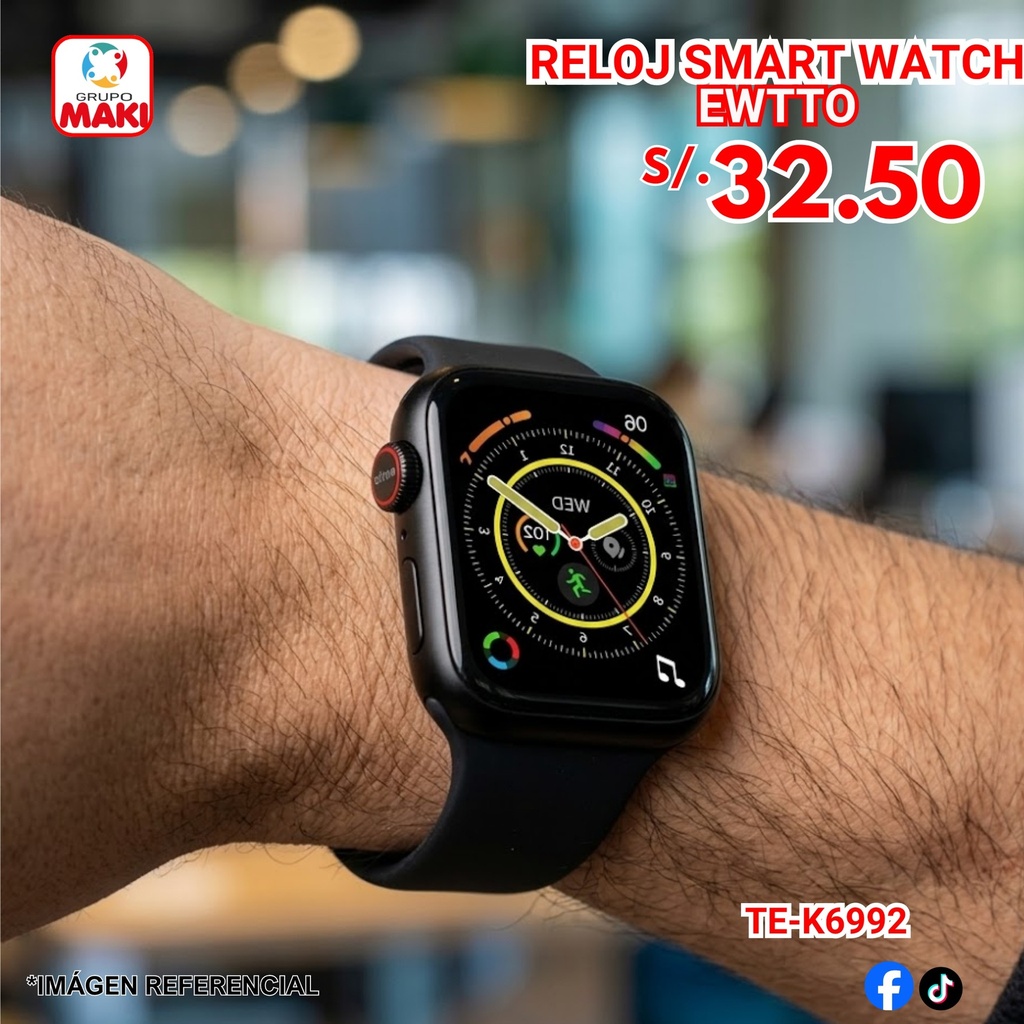 RELOJ SMART WATCH EWTTO ET-K6992 03/05