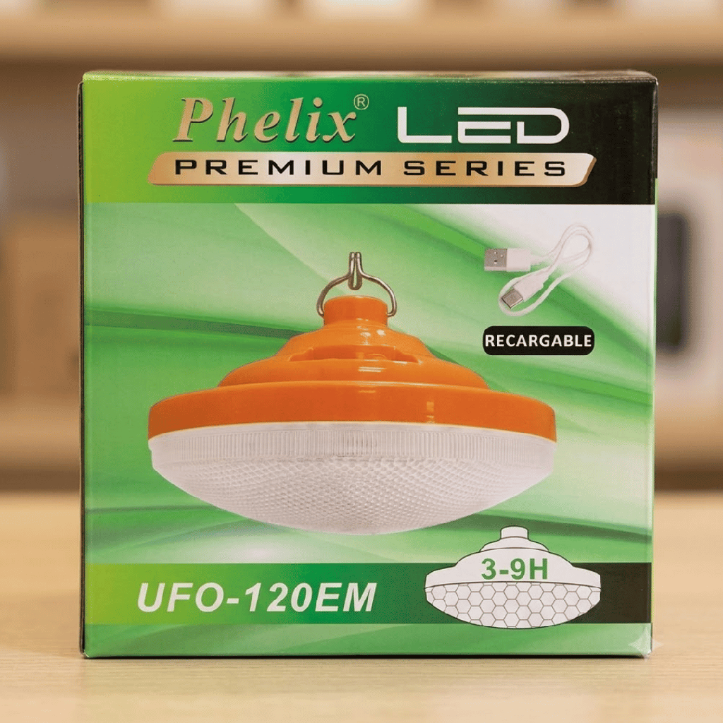 FOCO RECARGABLE PHELIX UFO-120 EM*70W 11/07