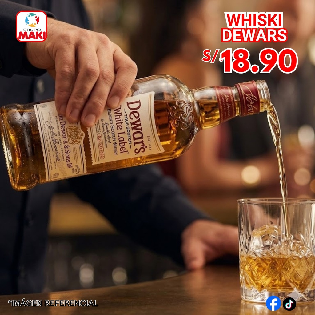 WHISKY DEWARS 750ML 16/05