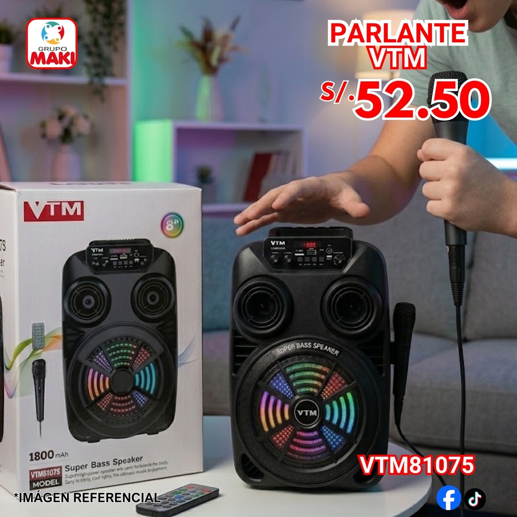 PARLANTE VTM81075 07/07