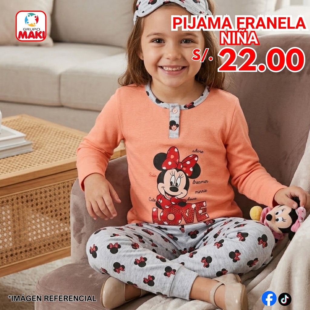 PIJAMA FRANELA NIÑA 27/05