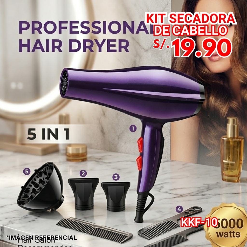 KIT SECADORA DE CABELLO 02/05