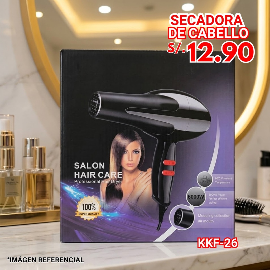 SECADORA DE CABELLO KKF-26 02/05