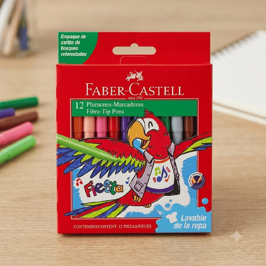 PLUMON FIESTA X 12UNI FABER CASTELL 11/07