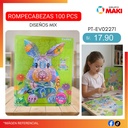 ROMPECABEZAS 100 PCS DISEÑOS MIX