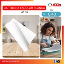 CARTULINA ESCOLAR BLANCA 140GR