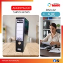 ARCHIVADOR CARTON NEGRO