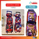 MOCHILA MISSI X 3PCS
