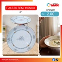 PLASTO SEMI HONDO 8" LPR6801